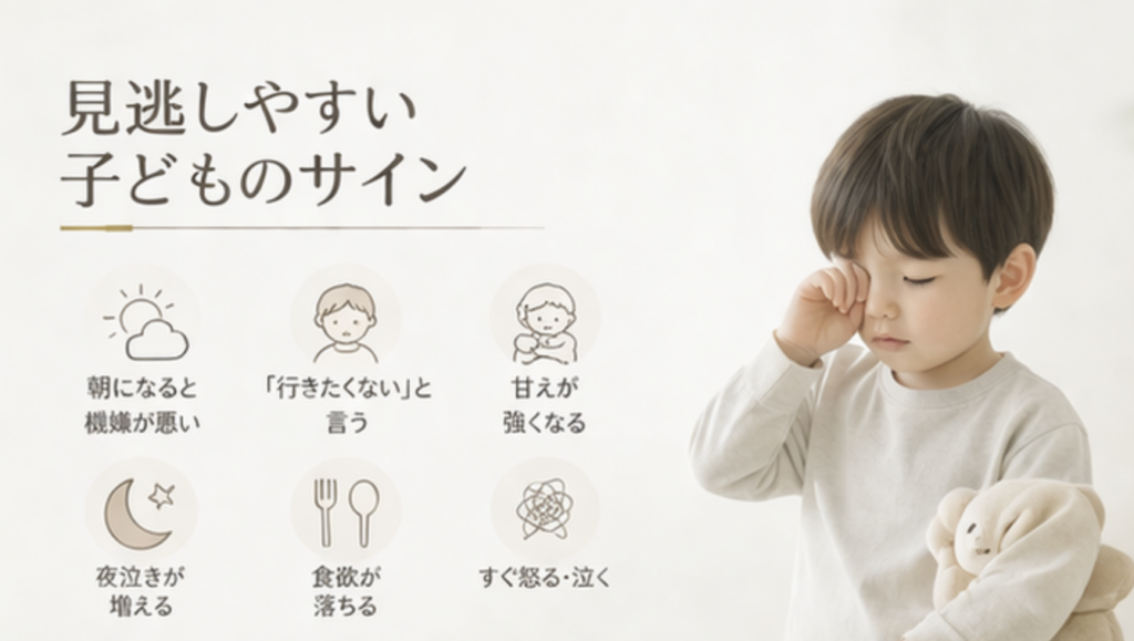 見逃しやすい子どものサイン