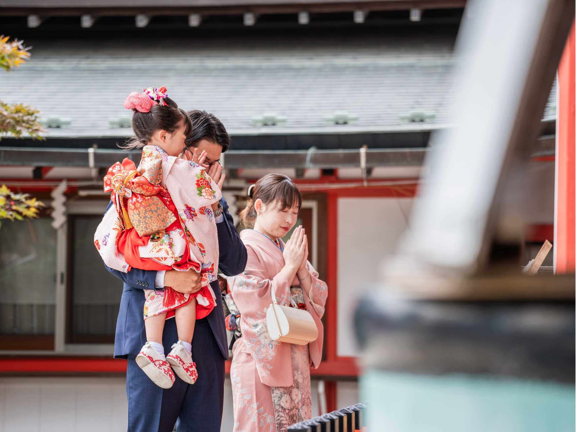 神社や屋外で残す七五三撮影のイメージ